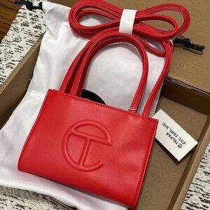 Telfar Small Red Shopping Bag